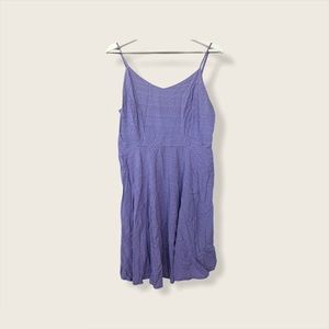 Lilac Print Summer Dress